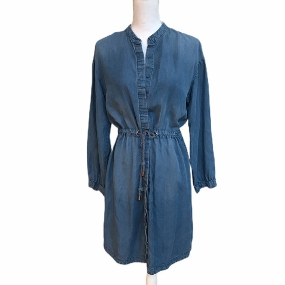 A New Day chambray long sleeve button down dress